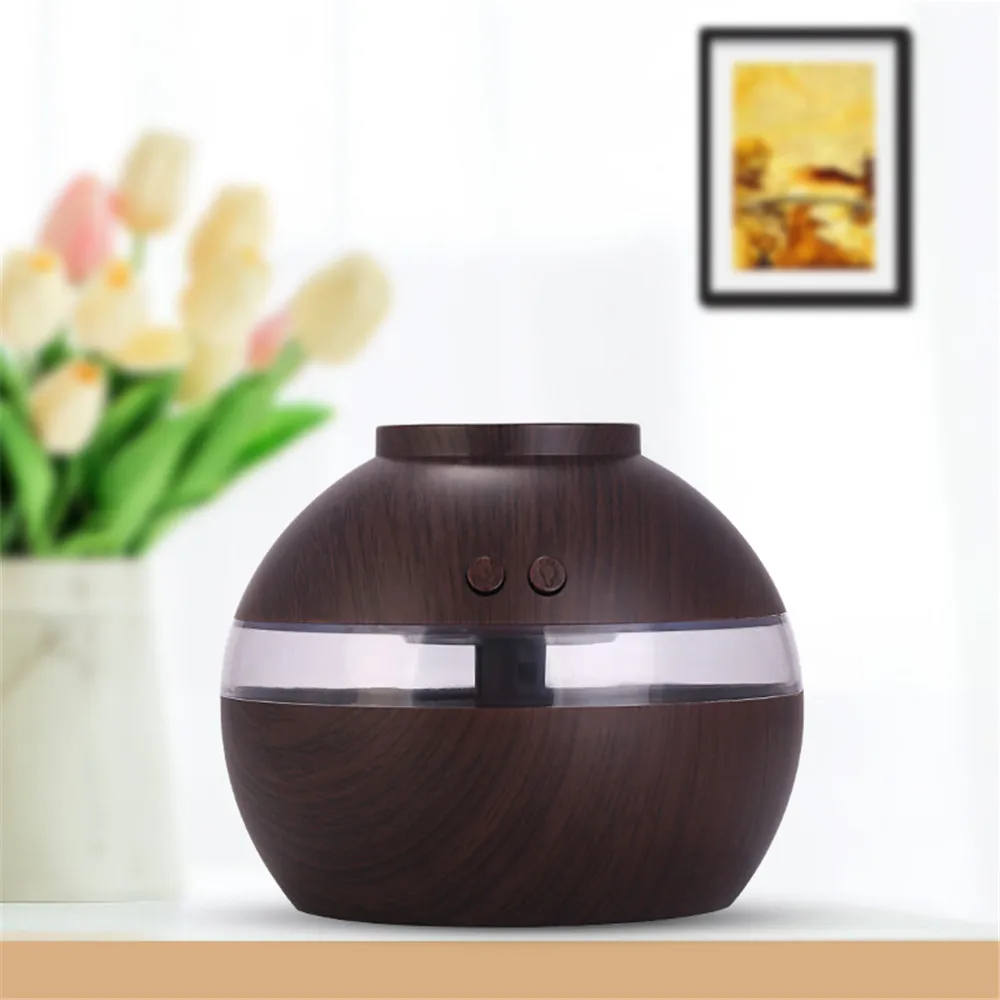 300ml Aromatherapy Essential Oil Diffuser Wood Grain Remote Control Ultrasonic Air Humidifier Cool Mister with 7 Color LED Light
300ml Aromatherapy Essential Oil Diffuser Wood Grain Remote Control Ultrasonic Air Humidifier Cool Mister with 7 Color LED Light
