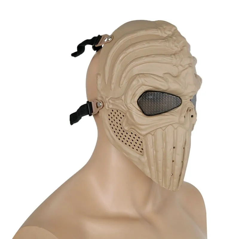Spine Tingler Full Face Paintball Tactical Mask Skull Skeleton Hunting Accessories Protection Military CS Wargame Airsoft Masks
Spine Tingler Full Face Paintball Tactical Mask Skull Skeleton Hunting Accessories Protection Military CS Wargame Airsoft Masks