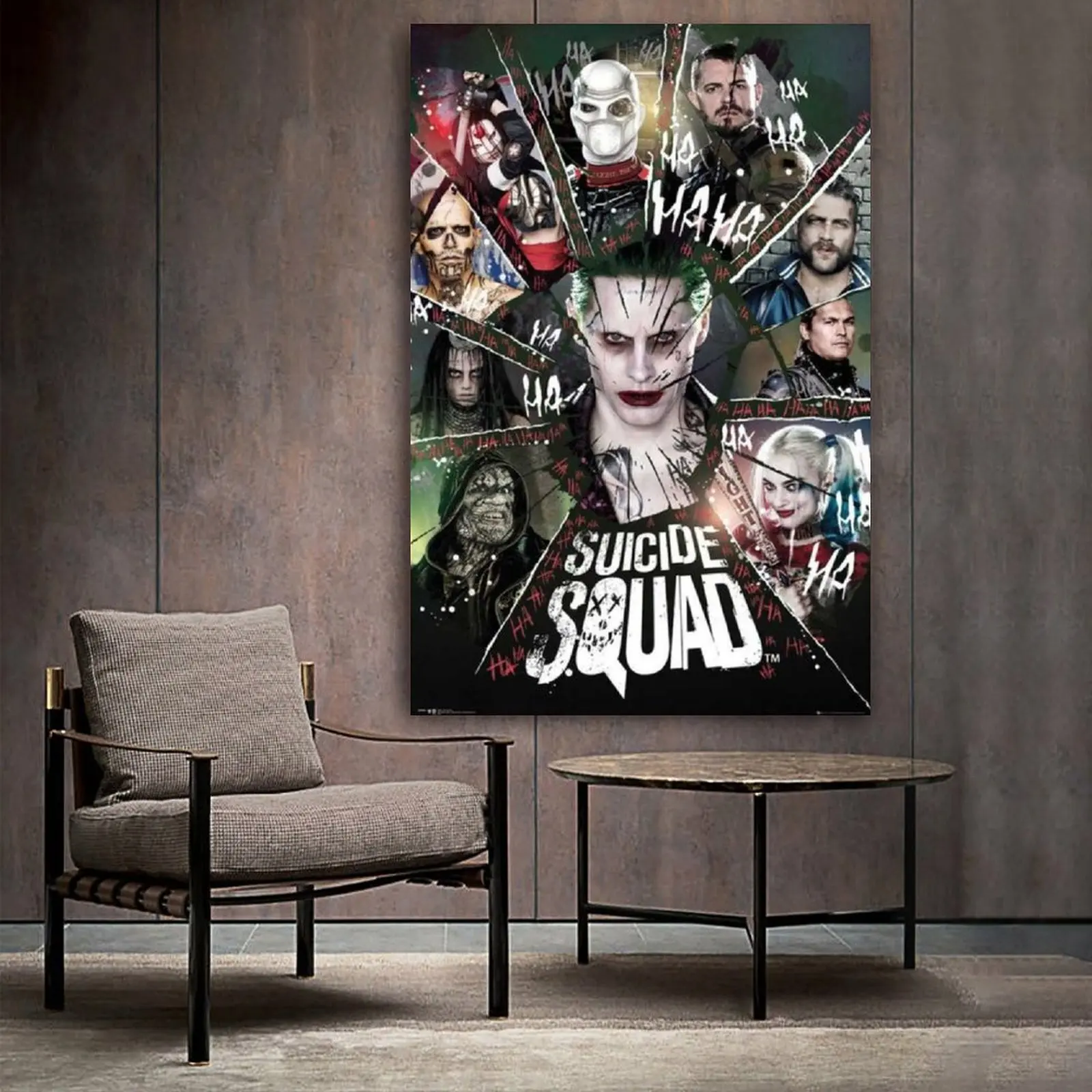 Comics Movie-Suicide Squad-Circle Poster Modern Poster Art Paintings on Canvas for Home Room Office Wall Decoration
Comics Movie-Suicide Squad-Circle Poster Modern Poster Art Paintings on Canvas for Home Room Office Wall Decoration