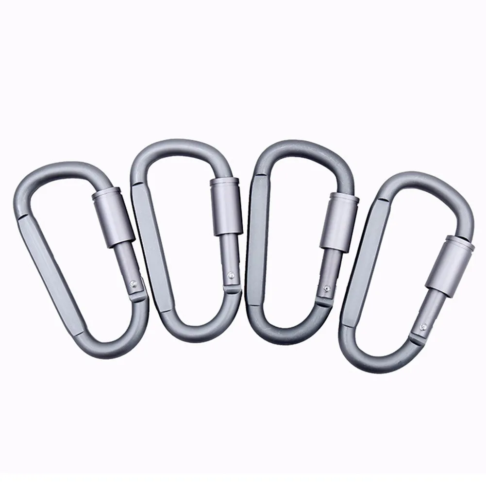 4Pcs Locking Carabiner Clip Snap Hook Keyring Camping Karabiner EDC-Clasp Portable Quick Hang For Fishing Hiking Traveling Tool
4Pcs Locking Carabiner Clip Snap Hook Keyring Camping Karabiner EDC-Clasp Portable Quick Hang For Fishing Hiking Traveling Tool