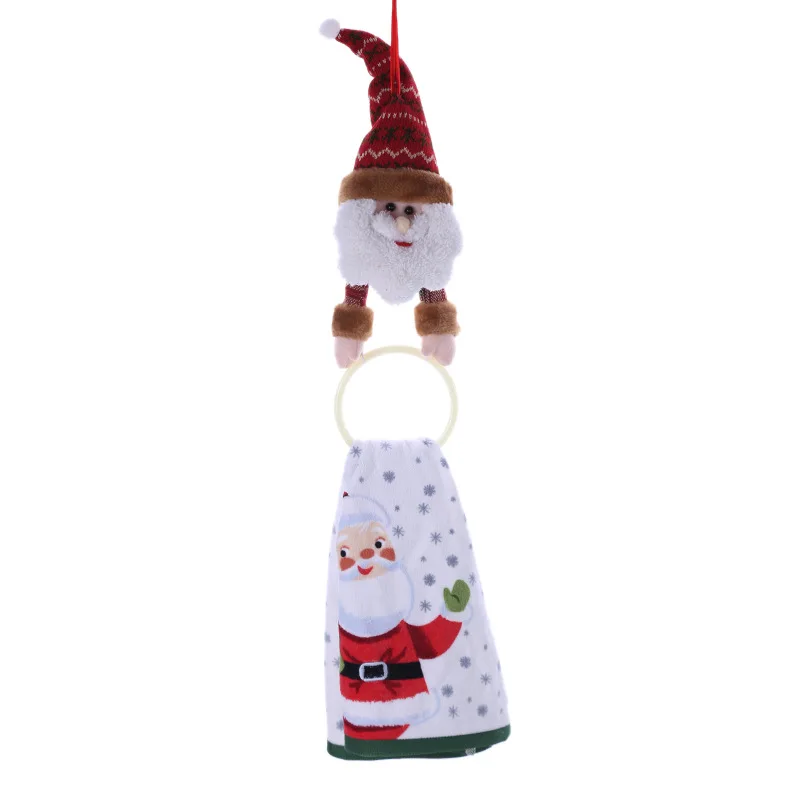 Christmas Decoration Santa Claus Doll Hanging Towels Ring Towel Loop Hanging Rack Holders
Christmas Decoration Santa Claus Doll Hanging Towels Ring Towel Loop Hanging Rack Holders