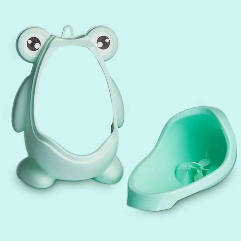 Baby Boy Urinal Infant Toddler Cartoon Frog Wall-Mounted Hook Potty Toilet Training Stand Vertical Boys Pee Toilet 
Baby Boy Urinal Infant Toddler Cartoon Frog Wall-Mounted Hook Potty Toilet Training Stand Vertical Boys Pee Toilet