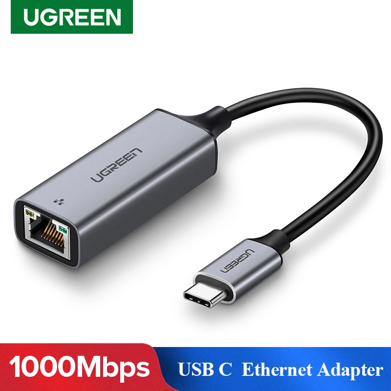 Ugreen USB C Ethernet Adapter Type C to RJ45 Lan Adapter for MacBook Pro Samsung Galaxy S20 S10 Note 10 Type C USB Network Card
Ugreen USB C Ethernet Adapter Type C to RJ45 Lan Adapter for MacBook Pro Samsung Galaxy S20 S10 Note 10 Type C USB Network Card