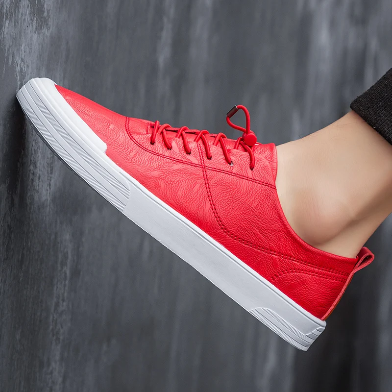 Leather Shoes Men White Red Sneakers Mens Casual Shoes Male Footwear Simple Leather Black White Shoes
Leather Shoes Men White Red Sneakers Mens Casual Shoes Male Footwear Simple Leather Black White Shoes