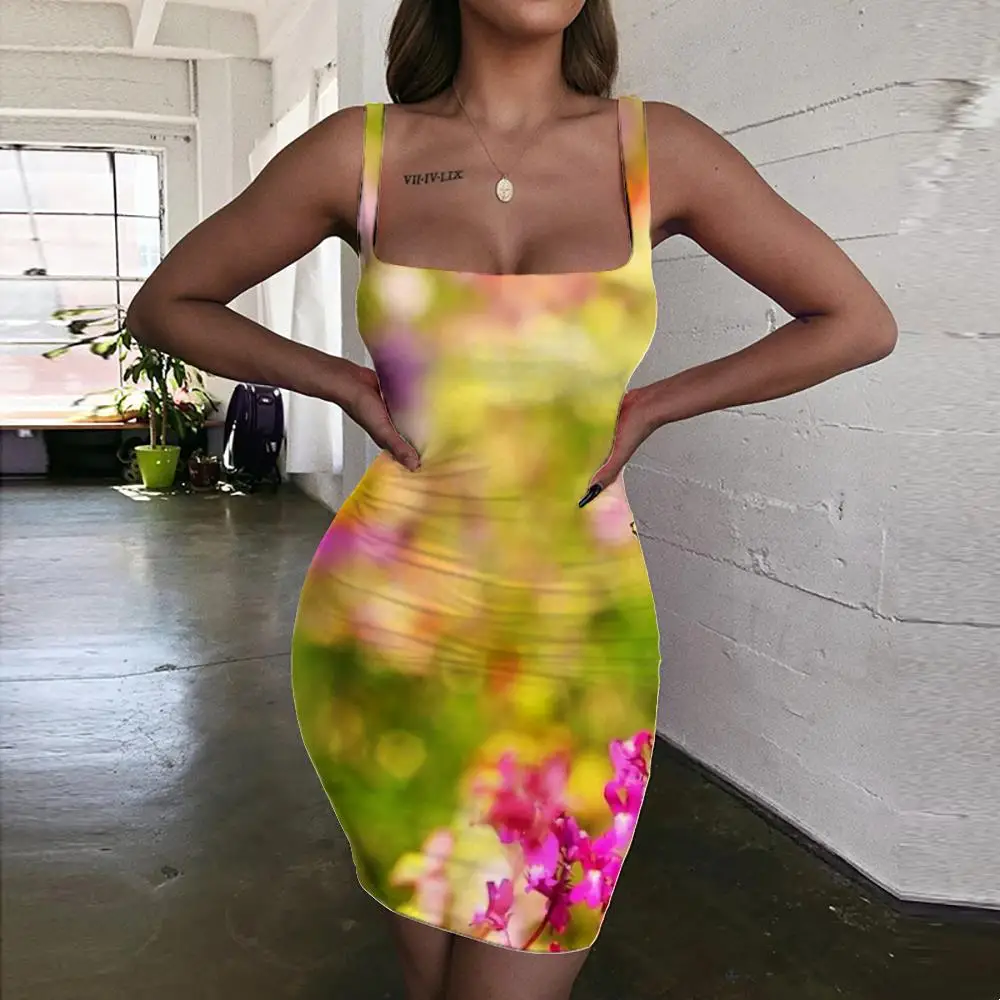 Giyu Flower Dresses Women Flowers Halter Sleeveless Psychedelic Vestido Sexy Colorful Sundress Womens Clothing Mini Evening
Giyu Flower Dresses Women Flowers Halter Sleeveless Psychedelic Vestido Sexy Colorful Sundress Womens Clothing Mini Evening