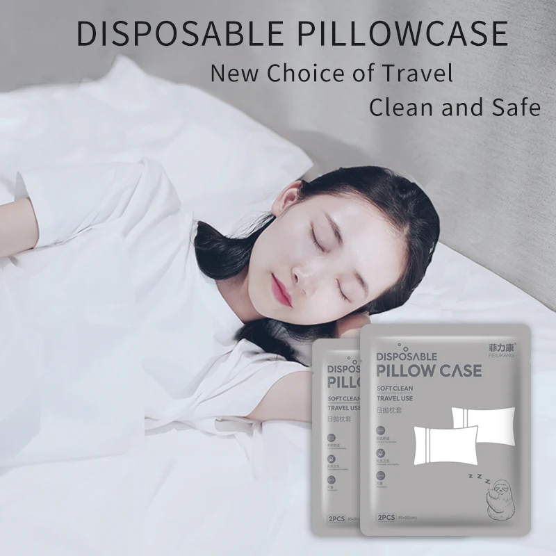 Disposable Pillowcases 2PCS Hotel Home Pillow Case 80x50cm Soft Pillowcase White Protect Hair Skin Comfortable Pillow Cover
Disposable Pillowcases 2PCS Hotel Home Pillow Case 80x50cm Soft Pillowcase White Protect Hair Skin Comfortable Pillow Cover