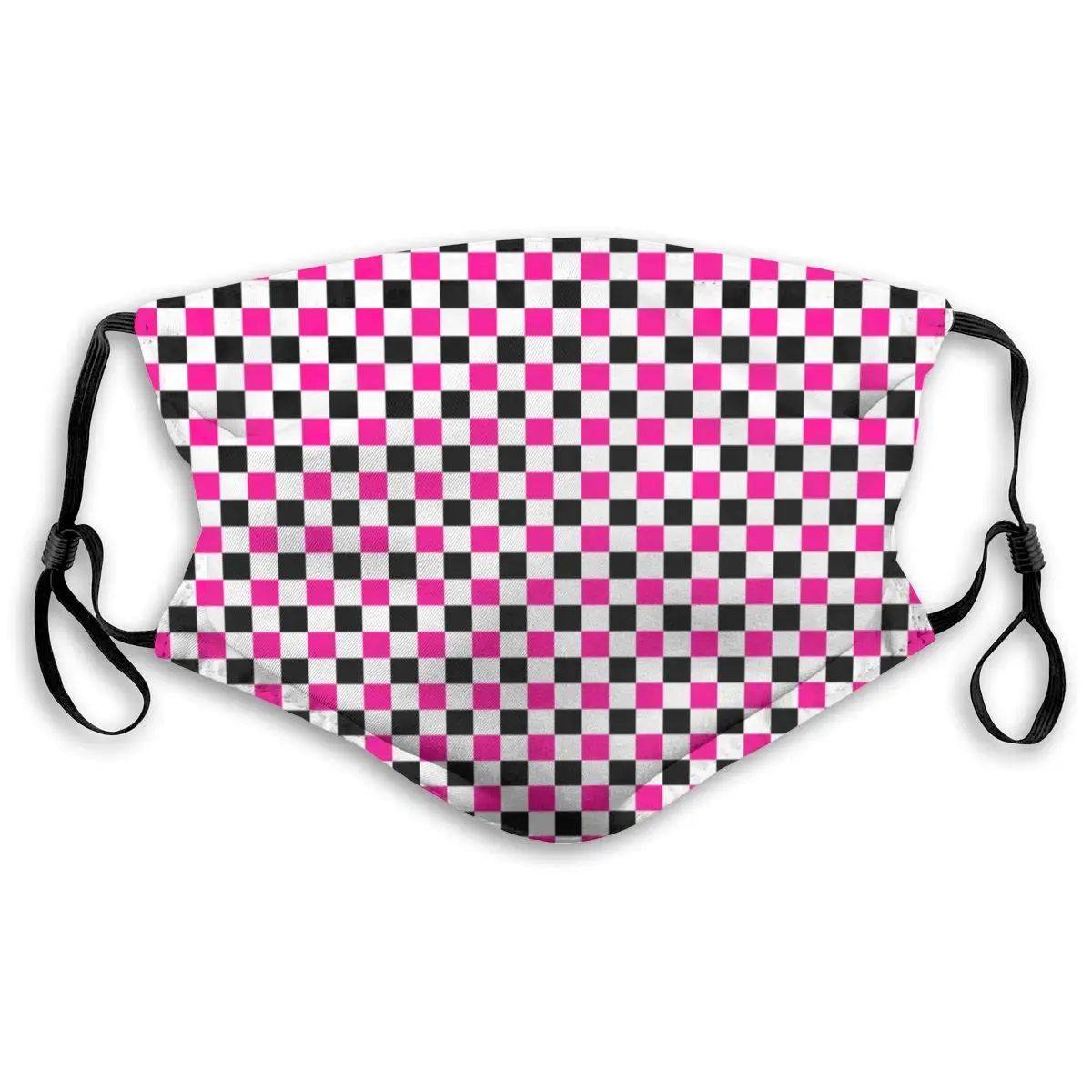 LAURA FERGUSON Half Face Mask with Filter Unisex Tactical Winter Face Cover for Skiing Pink and Black Checkers Patterns
LAURA FERGUSON Half Face Mask with Filter Unisex Tactical Winter Face Cover for Skiing Pink and Black Checkers Patterns