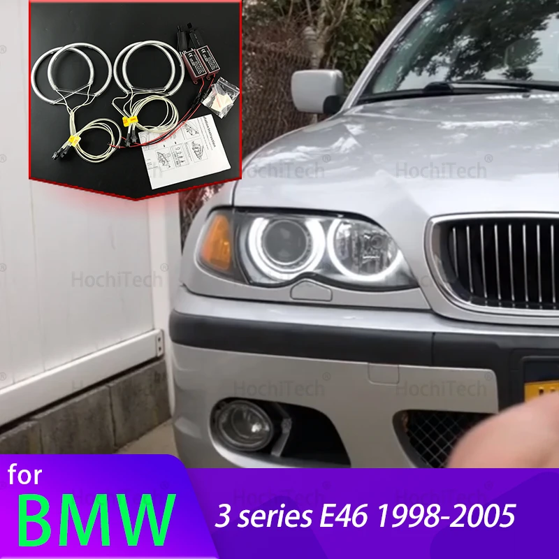 HochiTech CCFL Angel Eyes Kit Warm White Halo Ring for BMW 3 series E46 1998-2005 316i 318i 320 323i 325i 328i 330i 325xi 330
HochiTech CCFL Angel Eyes Kit Warm White Halo Ring for BMW 3 series E46 1998-2005 316i 318i 320 323i 325i 328i 330i 325xi 330