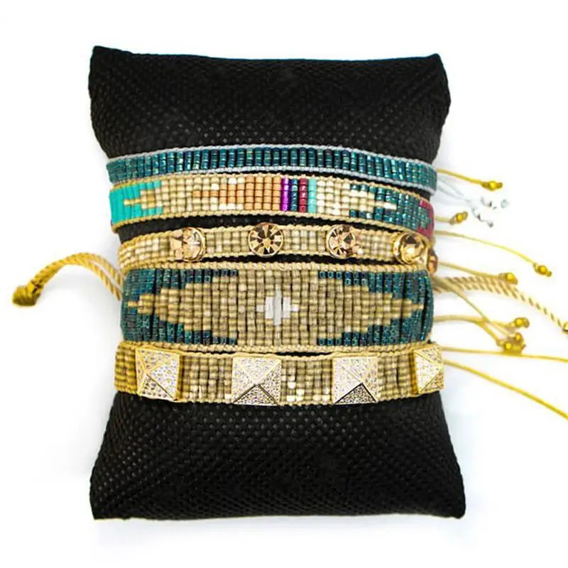 ZHONGVI MIYUKI Bracelet Set Black Rivet Jewelry Pulseras Mujer Moda 2021 Unique Bracelets Women Handmade Loom Best Friends Gifts
ZHONGVI MIYUKI Bracelet Set Black Rivet Jewelry Pulseras Mujer Moda 2021 Unique Bracelets Women Handmade Loom Best Friends Gifts