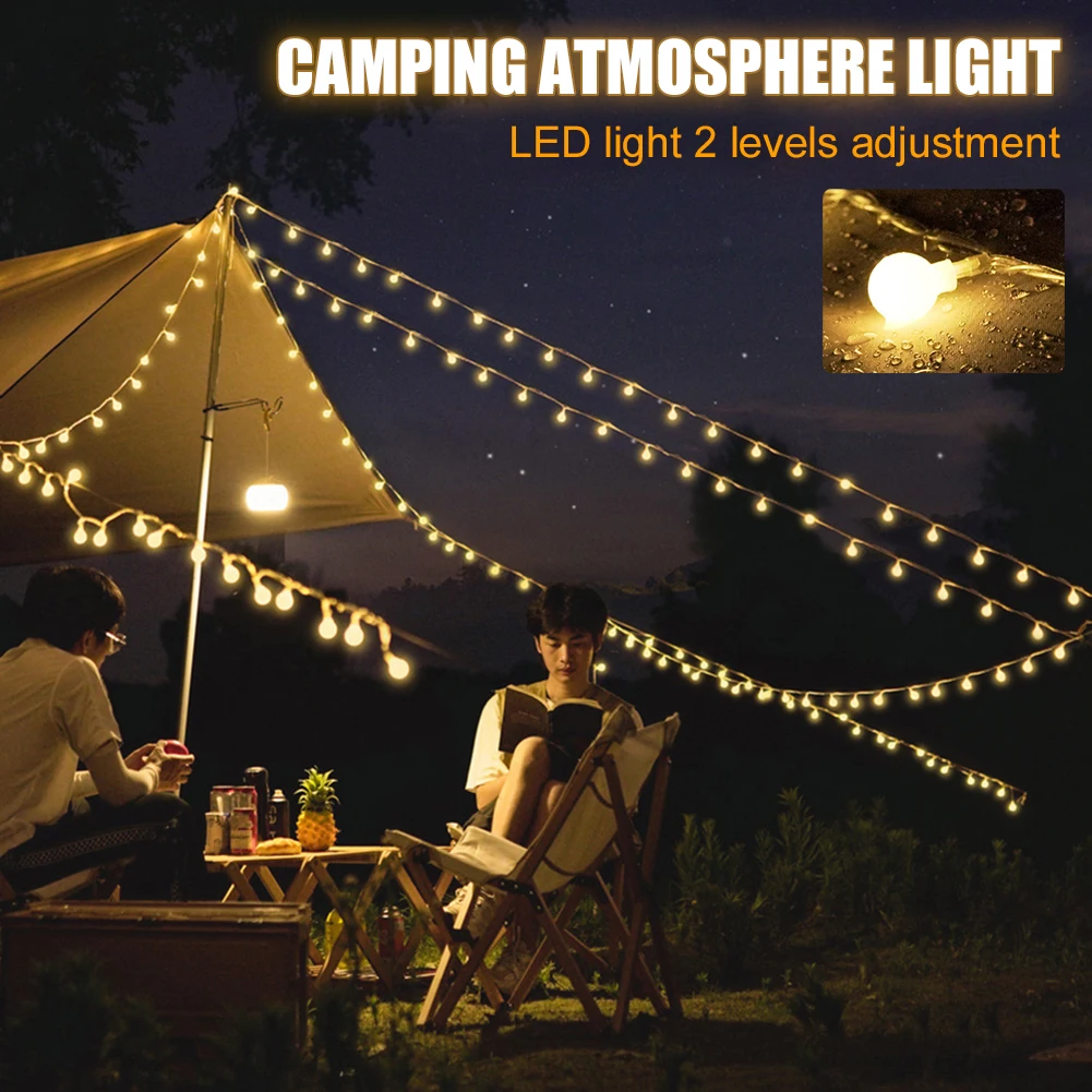 Camping String Light Battery Operated Christmas Decoration Bulb 2 Modes Waterproof Fairy Lights Indoor Outdoor Party Decor
Camping String Light Battery Operated Christmas Decoration Bulb 2 Modes Waterproof Fairy Lights Indoor Outdoor Party Decor