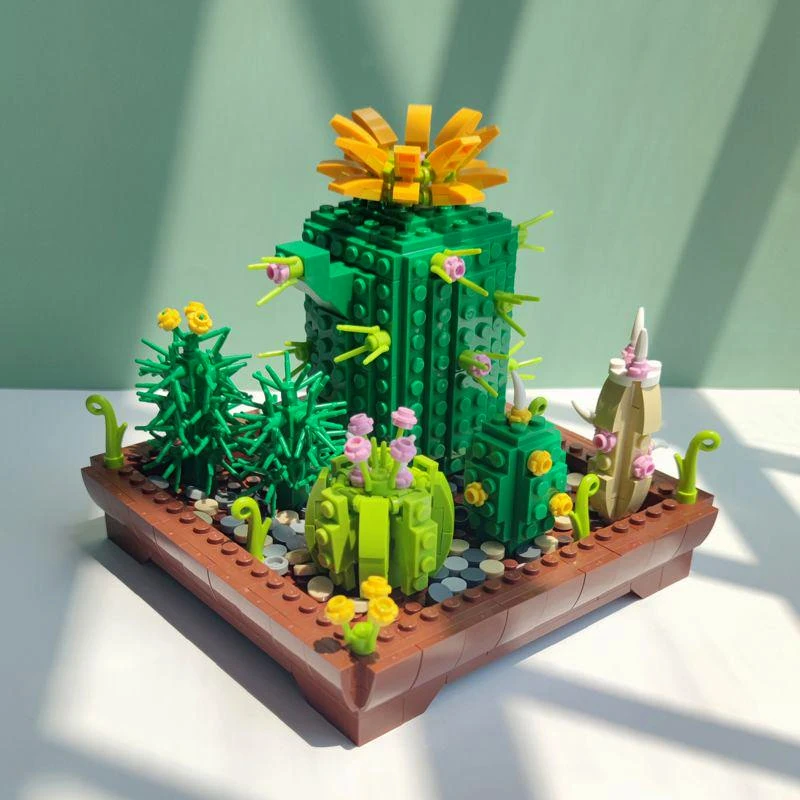 Moc city Ornaments Cactus Potted Plant Flower Building Block Set DIY Creative Home Decoration Ideas Bricks Toys Kids Gifts
Moc city Ornaments Cactus Potted Plant Flower Building Block Set DIY Creative Home Decoration Ideas Bricks Toys Kids Gifts
