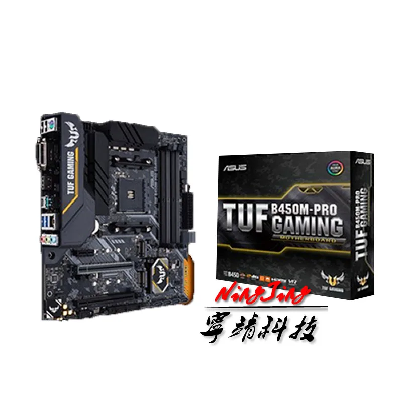 Материнская плата ASUS TUF B450M PRO GAMING Keyboard AMD B450 DDR4 3466 МГц 128G M.2 DVI D SATA 6 Гб/с USB 3 1