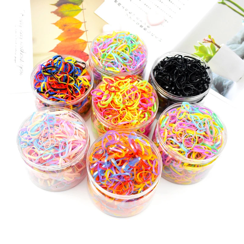 500Pcs/Bag Girls Colourful Rubber Bands Children Elastic Hair Bands Ponytail Holder Women Cute Hair Ring Sweet
500Pcs/Bag Girls Colourful Rubber Bands Children Elastic Hair Bands Ponytail Holder Women Cute Hair Ring Sweet