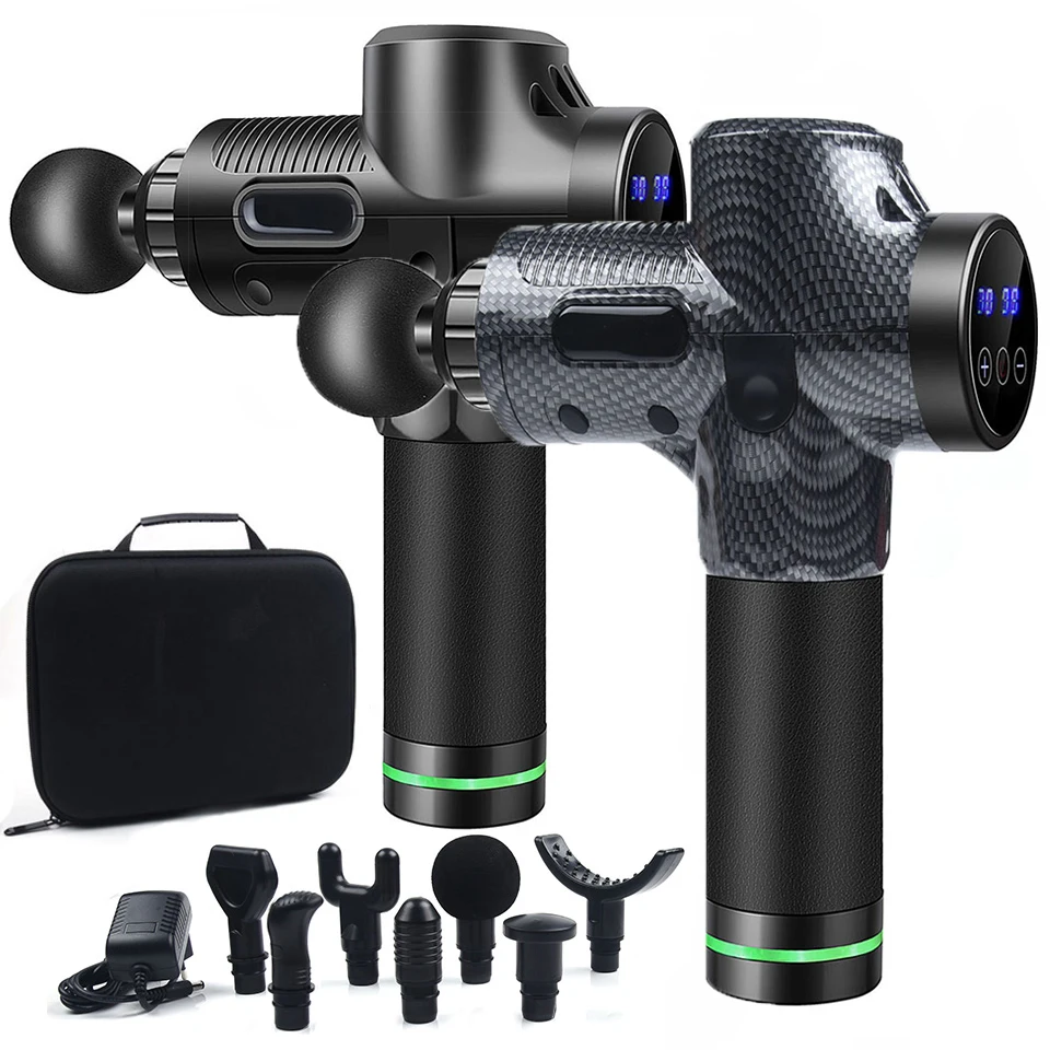 7 Heads Lcd Touch 30 Speed High Frequency Massage Gun Muscle Relax Body Relaxation Electric Massager Therapy Gun
7 Heads Lcd Touch 30 Speed High Frequency Massage Gun Muscle Relax Body Relaxation Electric Massager Therapy Gun