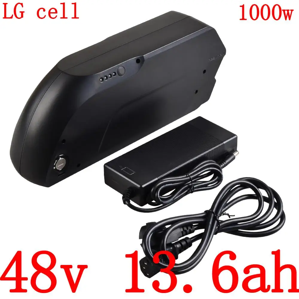 48V electric bicycle battery 48V 13.6ah 14AH lithium ion battery use LG cell for 48V 500W 750W BBS02 1000W BBSHD bafang motor
48V electric bicycle battery 48V 13.6ah 14AH lithium ion battery use LG cell for 48V 500W 750W BBS02 1000W BBSHD bafang motor