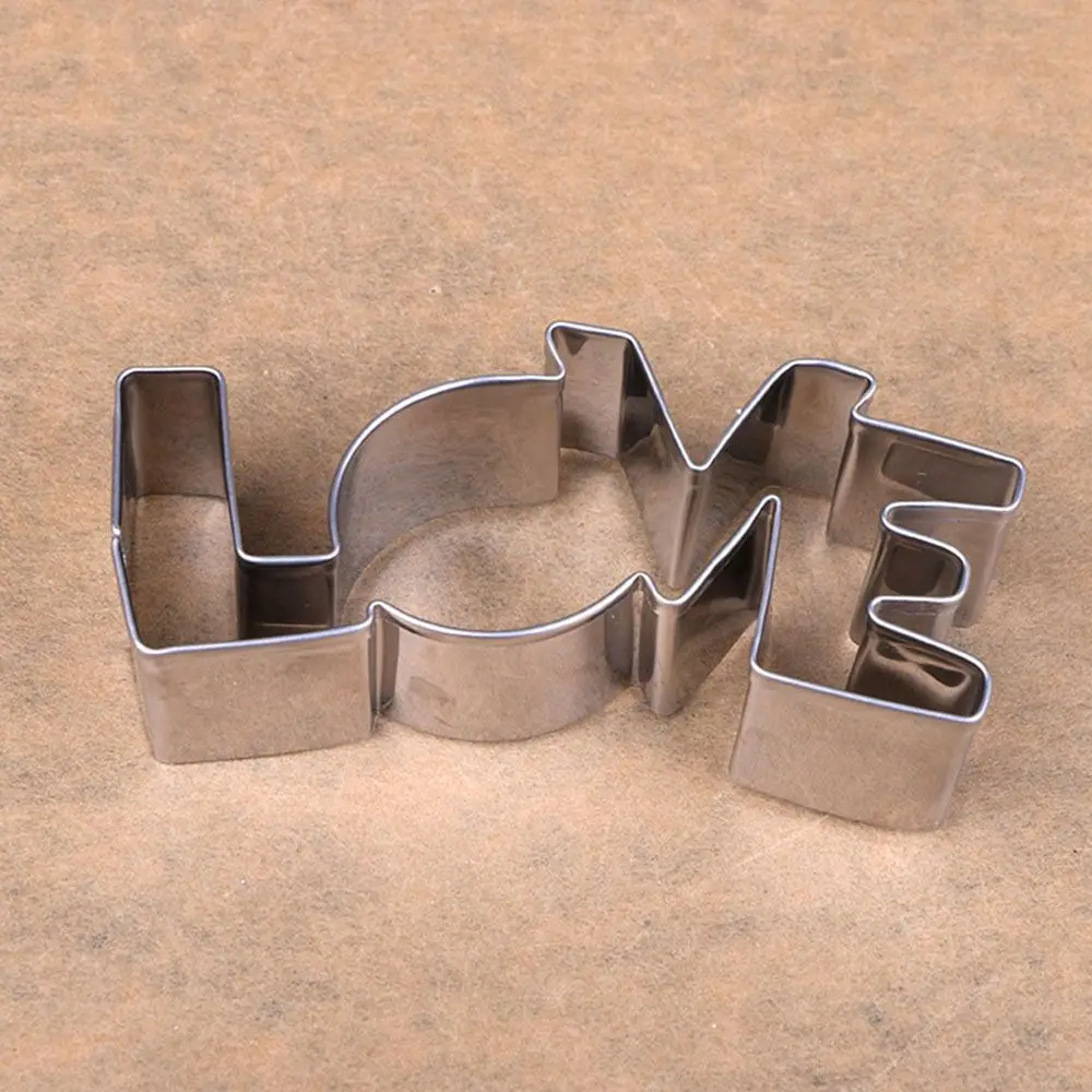 Stainless Steel Cookie Cutter Love Letter Forms Biscuit Cake Mould Tool Cake Biscuits Bakeware Cookie Mold 
Stainless Steel Cookie Cutter Love Letter Forms Biscuit Cake Mould Tool Cake Biscuits Bakeware Cookie Mold