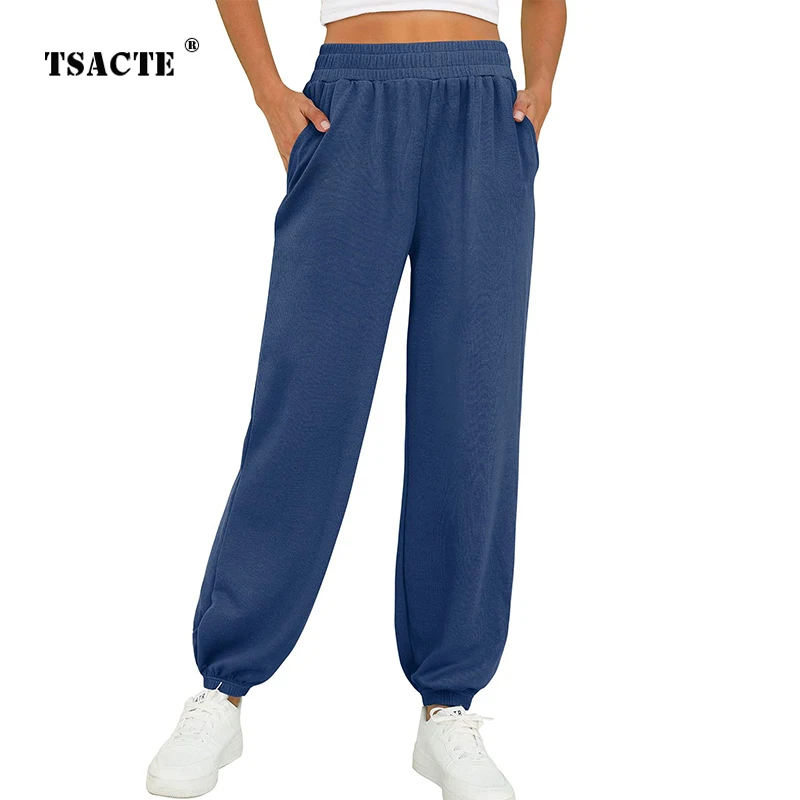 Брюки Женские однотонные с карманами и высокой талией, модные повседневные укороченные штаны для бега, базовые спортивные штаны, весна-осень
Брюки Женские однотонные с карманами и высокой талией, модные повседневные укороченные штаны для бега, базовые спортивные штаны, весна-осень