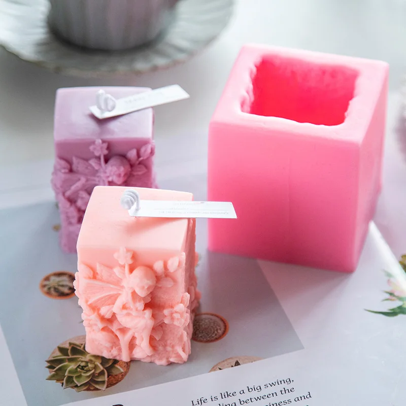 Flower Angel Square Aromatherapy Candle Molds Fairy Plaster Silicone Mold Handmade Candle Soap Mould
Flower Angel Square Aromatherapy Candle Molds Fairy Plaster Silicone Mold Handmade Candle Soap Mould