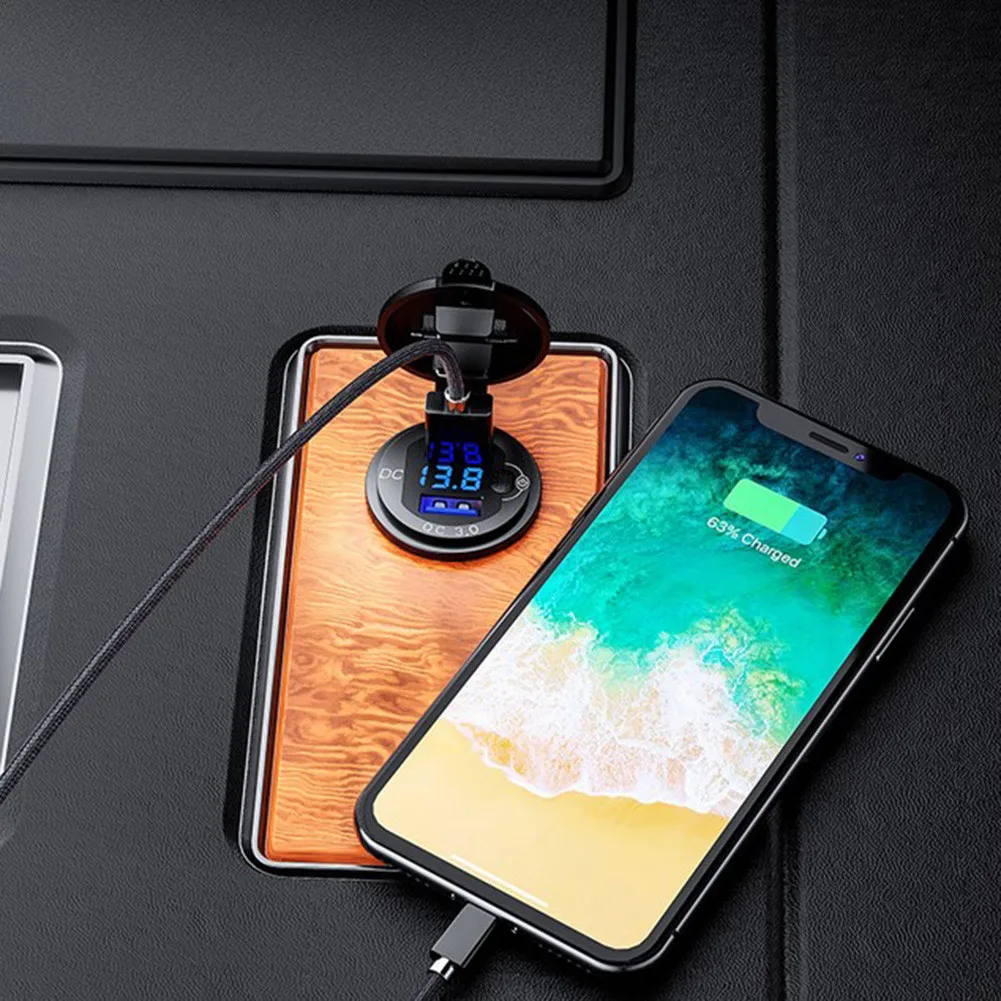 Для автомобиля светодиодный Зарядное устройство мотоцикл QC3.0 розетка Водонепроницаемый цифровой светодиодный Дисплей
Для автомобиля светодиодный Зарядное устройство мотоцикл QC3.0 розетка Водонепроницаемый цифровой светодиодный Дисплей