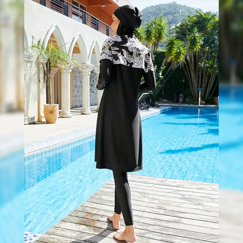 Мусульманский купальник Burkini женский быстрая доставка с полным покрытием Afican |