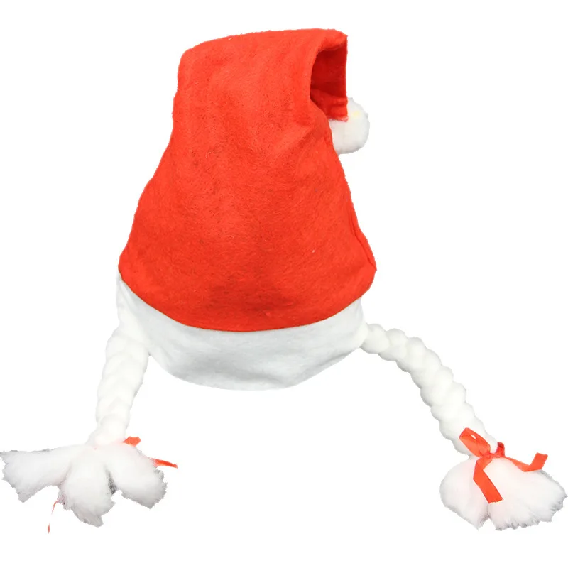 30pcs Xmas Christmas Brimless Cap Hat Pigtails Braid Girl Lovely Decor Holiday Party Ball Role-playing Accessories Adult Child
30pcs Xmas Christmas Brimless Cap Hat Pigtails Braid Girl Lovely Decor Holiday Party Ball Role-playing Accessories Adult Child