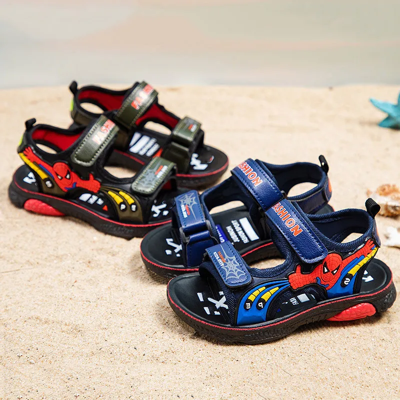 Disney children's cartoon spiderman non-slip soft bottom boys and girls baby sandals beach shoes
Disney children's cartoon spiderman non-slip soft bottom boys and girls baby sandals beach shoes