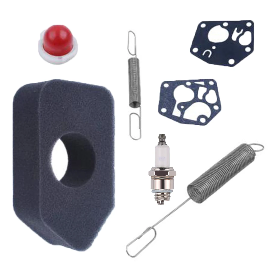 Assembly Air filter kit Gaskets Spark plug Primer bulb Springs 691859 692211 Practical Convenient
Assembly Air filter kit Gaskets Spark plug Primer bulb Springs 691859 692211 Practical Convenient