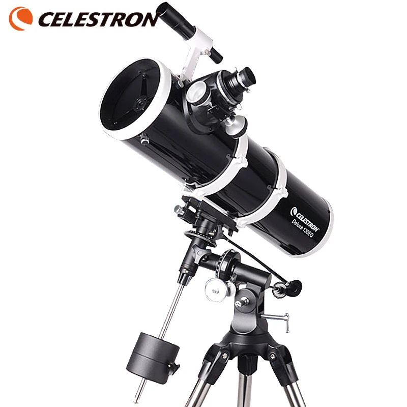 Параболический объектив Celestron 130EQ 130DX Deluxe, отражающий астрономический телескоп Ньютона EQ2, Экваториальная Простая установка 81045
Параболический объектив Celestron 130EQ 130DX Deluxe, отражающий астрономический телескоп Ньютона EQ2, Экваториальная Простая установка 81045