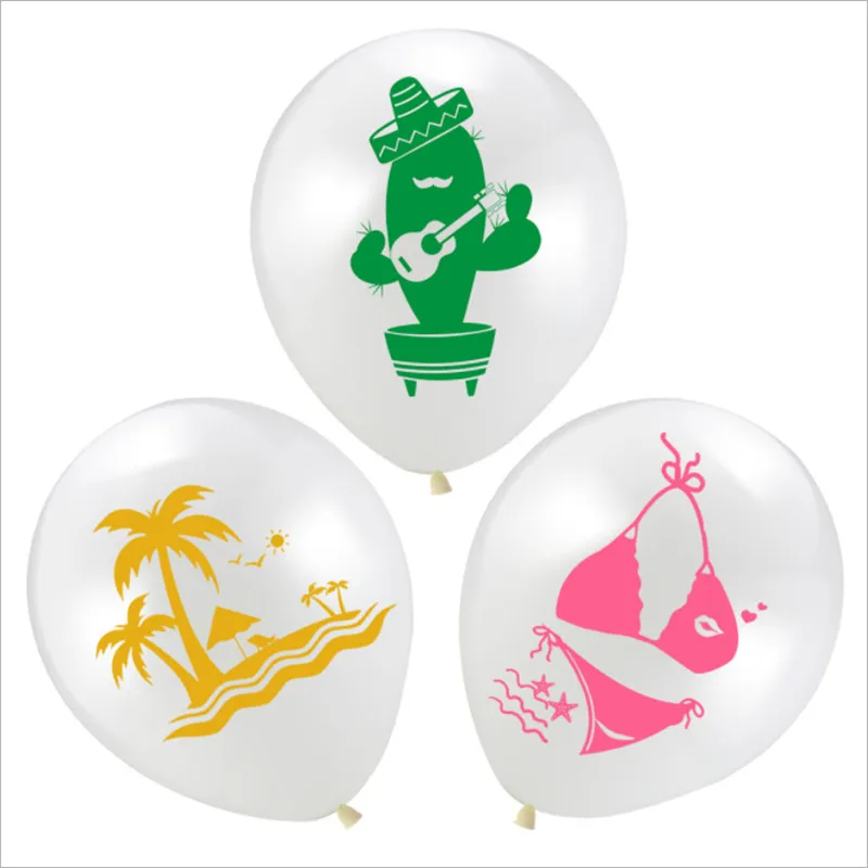 New Hawaii Theme Party Decoration Balloons Cactus Bikini Latex Balloon Set Flamingo Pull Flag
New Hawaii Theme Party Decoration Balloons Cactus Bikini Latex Balloon Set Flamingo Pull Flag
