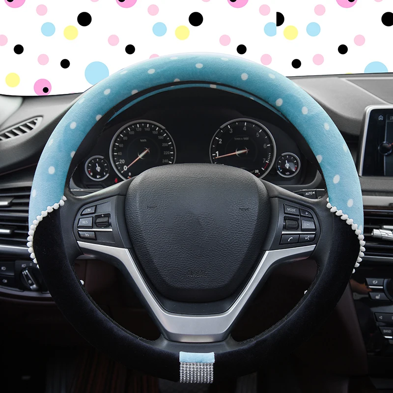 Universal Carr plush Steering-Wheel Covers Anti-slip Skidproof Durable 37-38CM/15" Dynamic Fibre Handmade Steering Wheel Cover
Universal Carr plush Steering-Wheel Covers Anti-slip Skidproof Durable 37-38CM/15" Dynamic Fibre Handmade Steering Wheel Cover