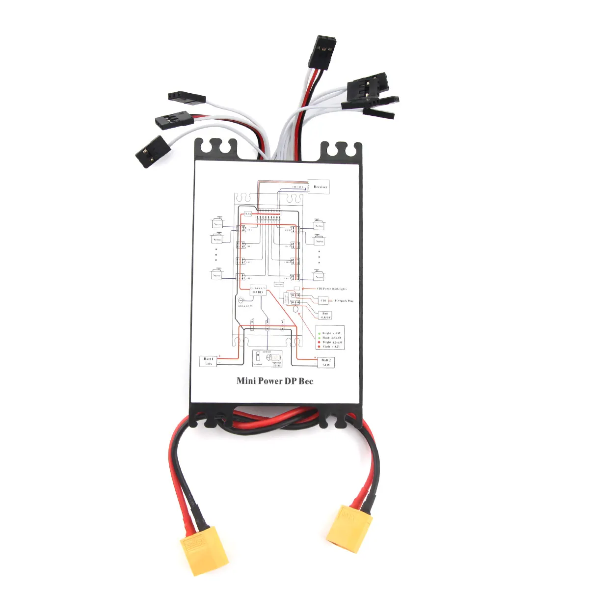 Mini Power DP Pro сервосекционная плата 9 каналов блок питания с BEC для газовой