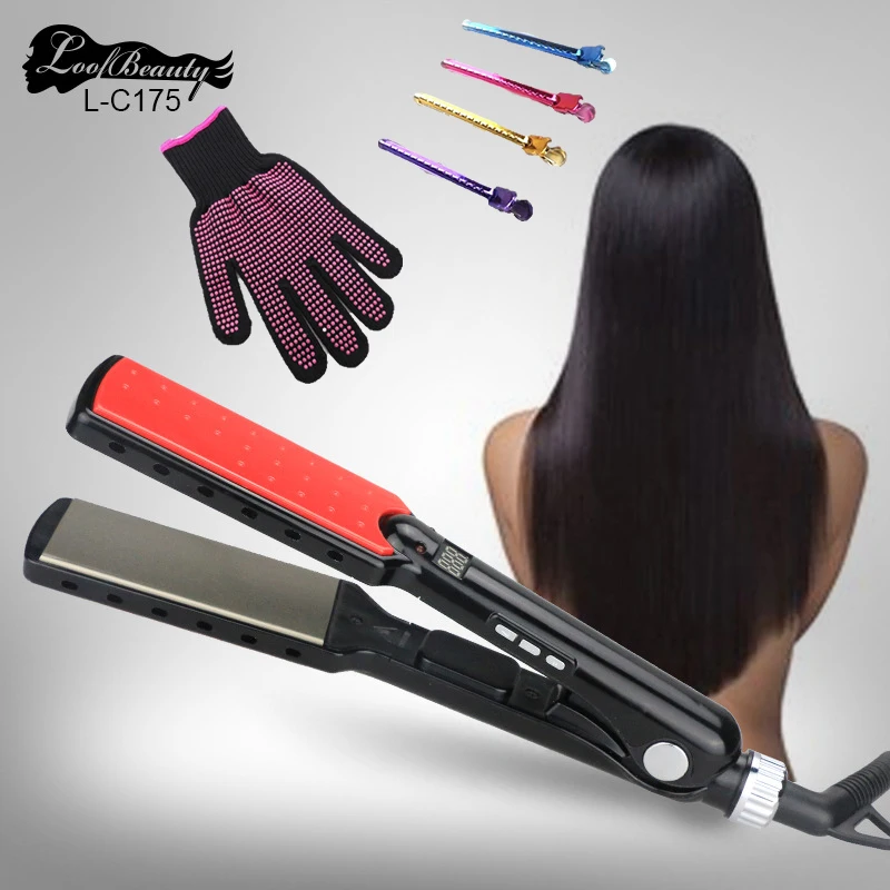 Hair straightener Iron professional hair straighteners irons 100-240V dual voltage hair Curler styler tool titanium flat iron
Hair straightener Iron professional hair straighteners irons 100-240V dual voltage hair Curler styler tool titanium flat iron