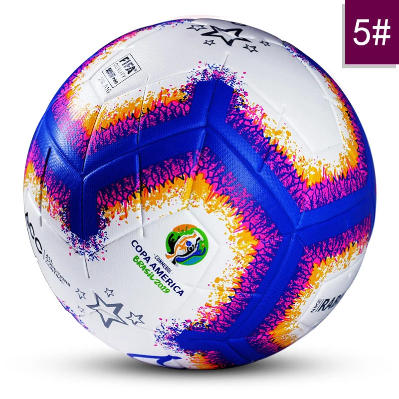 Newest Soccer Ball Professional Size 5 Goal League Football Ball Pu Material High Quality Sports Training Balls
Newest Soccer Ball Professional Size 5 Goal League Football Ball Pu Material High Quality Sports Training Balls