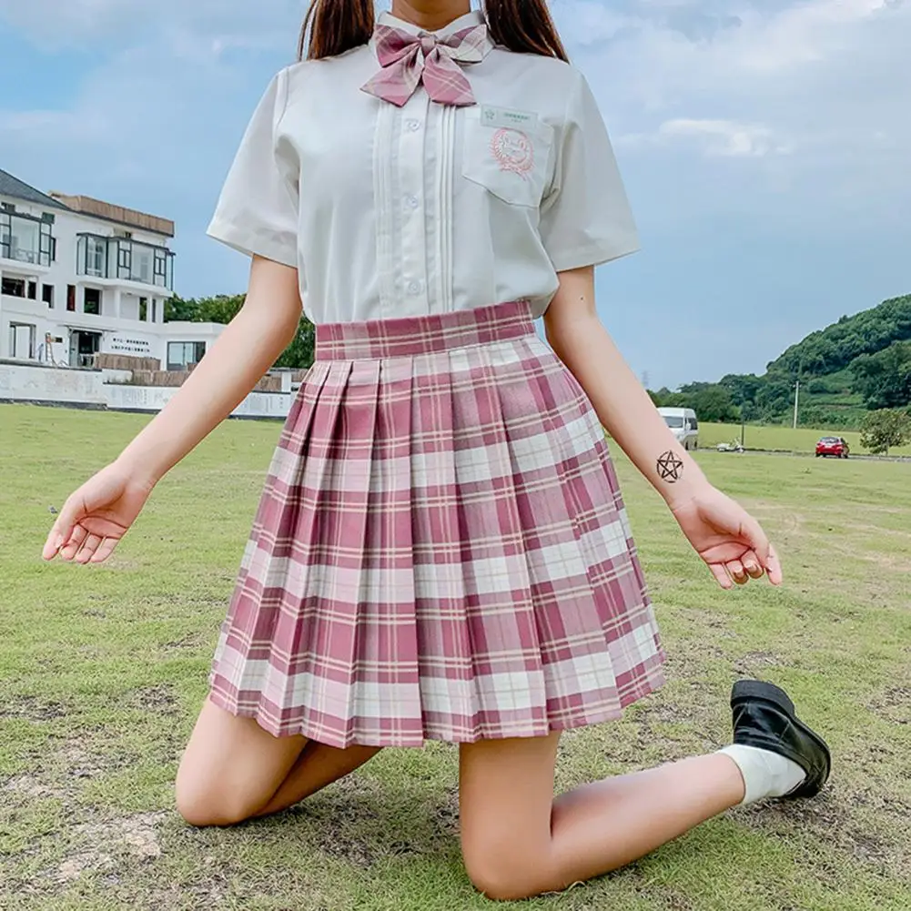 Fashion Women A Line Skirt Pleated Skirt Safety Anti-wrinkleHigh Waist School Uniform Girls Sexy Plaid Skirt A Line Skirt
Fashion Women A Line Skirt Pleated Skirt Safety Anti-wrinkleHigh Waist School Uniform Girls Sexy Plaid Skirt A Line Skirt
