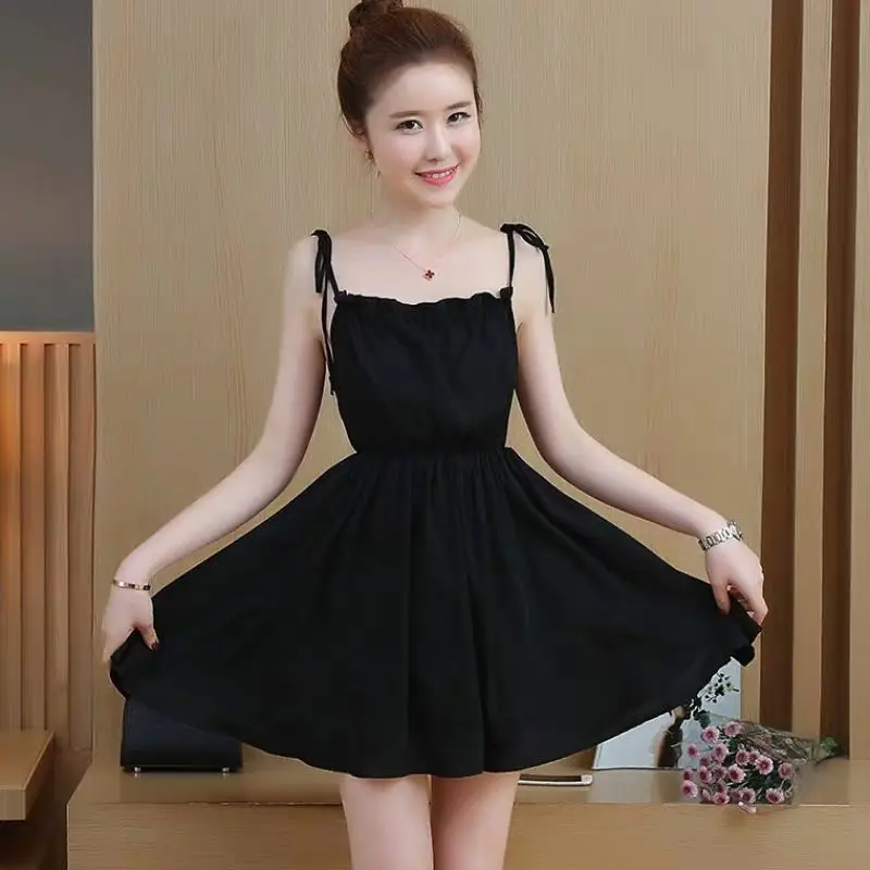 Women's Spring Summer Style Dress Women's Lace Up Slash-neck Ruffles Solid Color Casual Korean Dress SS1448 
Women's Spring Summer Style Dress Women's Lace Up Slash-neck Ruffles Solid Color Casual Korean Dress SS1448