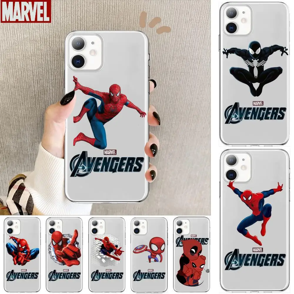 Marvel Avengers Spider-Man Anime Style Phone Case cover For iphone 11 pro max Cases 12 8 7 6 s XR PLUS X XS SE 2020 mini Trans
Marvel Avengers Spider-Man Anime Style Phone Case cover For iphone 11 pro max Cases 12 8 7 6 s XR PLUS X XS SE 2020 mini Trans