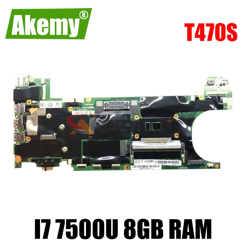 Akemy для Lenovo ThinkPad T470S Материнская плата ноутбука NM-B081 Материнская плата Процессор I7 7500U 8 Гб оперативной памяти FRU 01YR134 01ER308 01ER309 01ER310 
Akemy для Lenovo ThinkPad T470S Материнская плата ноутбука NM-B081 Материнская плата Процессор I7 7500U 8 Гб оперативной памяти FRU 01YR134 01ER308 01ER309 01ER310
