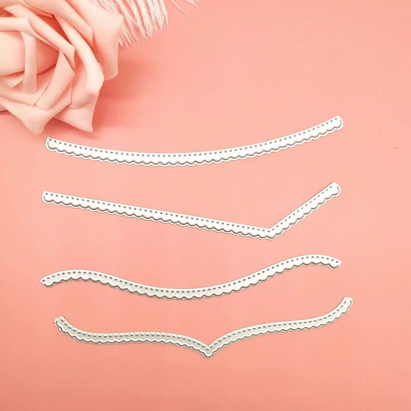 Lace Edge Scallop Stitched Border Metal Cutting Dies Stencils for Clear stamp DIY Scrapbooking/photo DIY Paper Card Dies Cut
Lace Edge Scallop Stitched Border Metal Cutting Dies Stencils for Clear stamp DIY Scrapbooking/photo DIY Paper Card Dies Cut