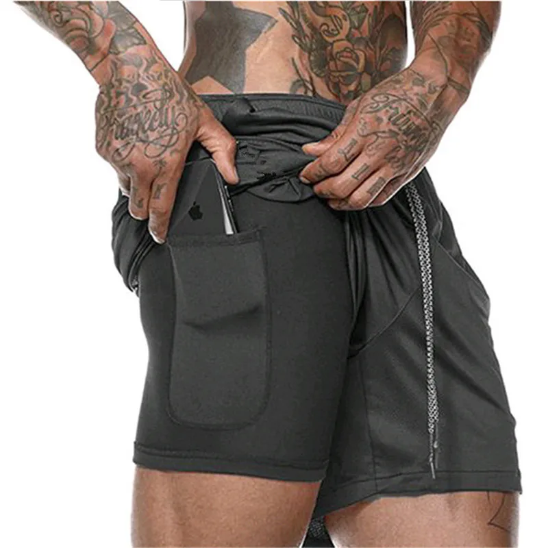Zipper Pocket Men Shorts 2 in 1 Basketball Sports Men Joggers Sweatpants Jogging Fitness Quick-drying Male Short Pants Black
Zipper Pocket Men Shorts 2 in 1 Basketball Sports Men Joggers Sweatpants Jogging Fitness Quick-drying Male Short Pants Black