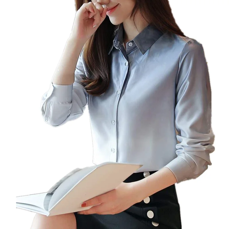 New Fashion Chiffon Blouse Women Elegant High Quality Office Ladies Tops Casual Streetwear Long Sleeve Shirts Female XXL Q3647
New Fashion Chiffon Blouse Women Elegant High Quality Office Ladies Tops Casual Streetwear Long Sleeve Shirts Female XXL Q3647