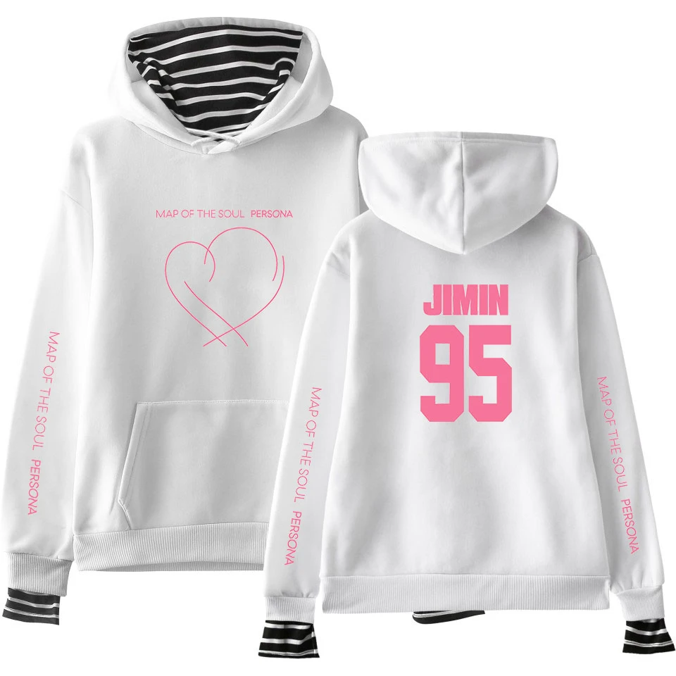 Sweatshirts JIMIN J-HOPE Jun KOOK SUGA Fake Two Pieces Oversized Cape Hoodies Women/men Kpop Album Soul Map Person Tops Autumn 
Sweatshirts JIMIN J-HOPE Jun KOOK SUGA Fake Two Pieces Oversized Cape Hoodies Women/men Kpop Album Soul Map Person Tops Autumn