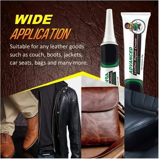 Advanced Cracks & Rips Leather Repair Gel Home Sofa Shoe Car Seat Leather Repair Cream Agent
Advanced Cracks & Rips Leather Repair Gel Home Sofa Shoe Car Seat Leather Repair Cream Agent