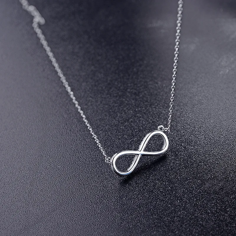100% 925 sterling silver Original Crystals From Swarovskis Pendant Necklaces Women Handmade Maxi Collares Lucky number | Украшения и