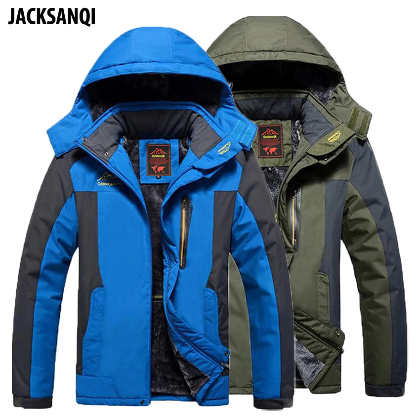 JACKSANQI 9XL Men's Winter Inner Fleece Thick Jackets Outdoor Thermal Windbreaker Climbing Skiing Camping Sports Male Coat RA301
JACKSANQI 9XL Men's Winter Inner Fleece Thick Jackets Outdoor Thermal Windbreaker Climbing Skiing Camping Sports Male Coat RA301