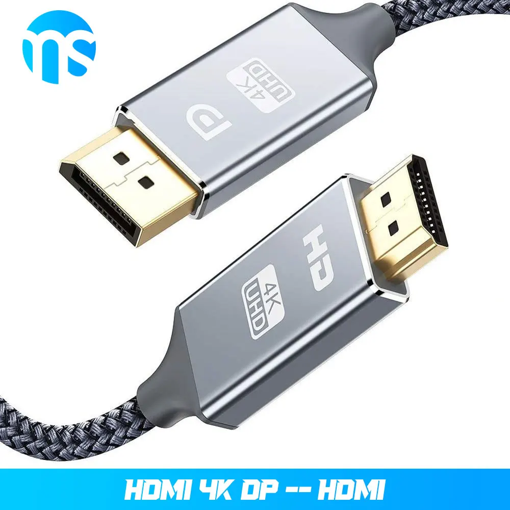 MS 4K 60HZ HDMI Cable High Speed HDMI 2.0 Braided Cord-Supports (4K 60Hz HDR,Video 4K Compatible with Ethernet Monitor
MS 4K 60HZ HDMI Cable High Speed HDMI 2.0 Braided Cord-Supports (4K 60Hz HDR,Video 4K Compatible with Ethernet Monitor