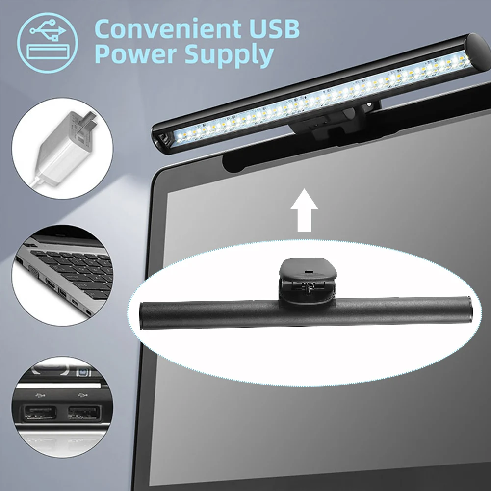 Eye Caring Monitor LED Light Bar USB Powered For Video Conference Home Easy Install Office E Reading Dimming Computer Laptop
Eye Caring Monitor LED Light Bar USB Powered For Video Conference Home Easy Install Office E Reading Dimming Computer Laptop