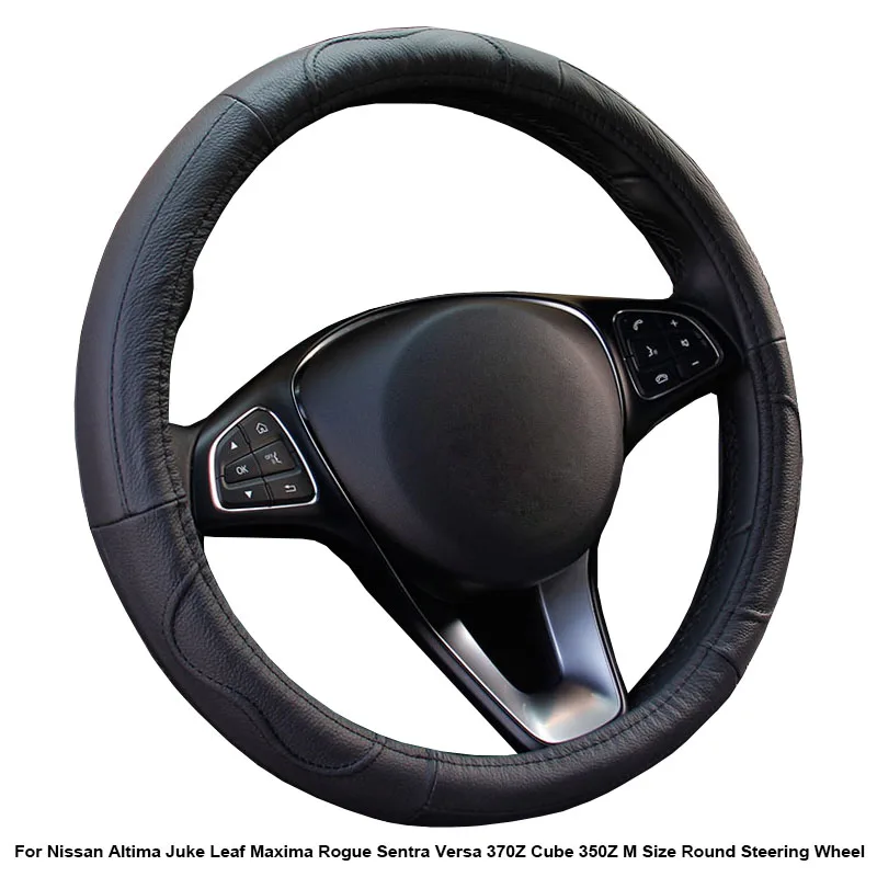 Чехол из коровьей натуральной кожи для Nissan Altima Juke Leaf Maxima Rogue Sentra Versa 370Z Cube 350Z рулевое управление размером M
Чехол из коровьей натуральной кожи для Nissan Altima Juke Leaf Maxima Rogue Sentra Versa 370Z Cube 350Z рулевое управление размером M