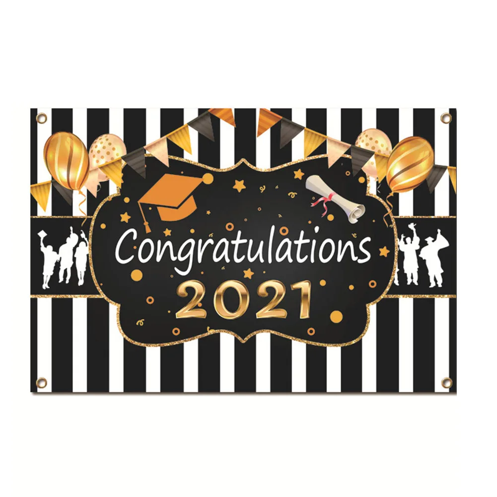 2021 New 120X180CM Graduation Banner Graduation Season Flags Holiday DIY Background Wall Decorations Dropshipping
2021 New 120X180CM Graduation Banner Graduation Season Flags Holiday DIY Background Wall Decorations Dropshipping