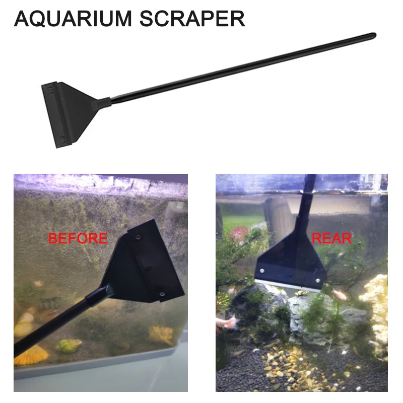 Aquarium cleaning tool, aquatic plant fish tank glass algae scraper, aluminum alloy multifunctional cleaning tool set 350mm
Aquarium cleaning tool, aquatic plant fish tank glass algae scraper, aluminum alloy multifunctional cleaning tool set 350mm