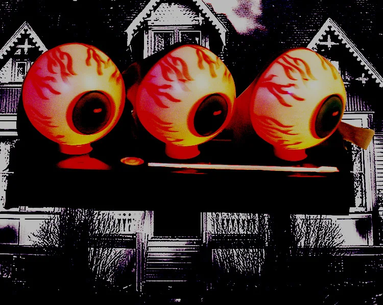 Halloween glow eye Easter party decorations bar haunted house prop
Halloween glow eye Easter party decorations bar haunted house prop